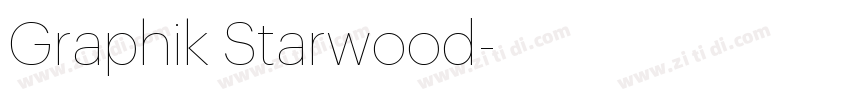 Graphik Starwood字体转换
